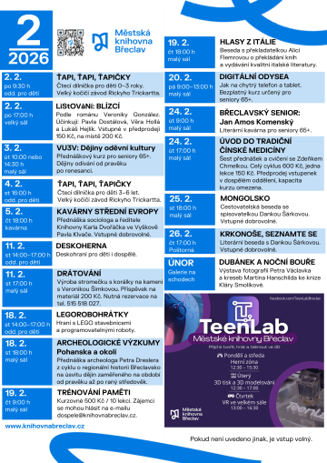 akce knihovny na říjen 2025